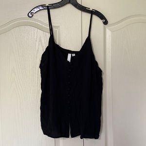 BP black button down tank